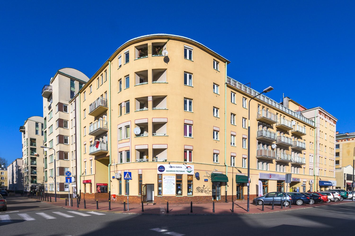 Zdjęcie architektury budynku Budynki mieszkalno-usługowe